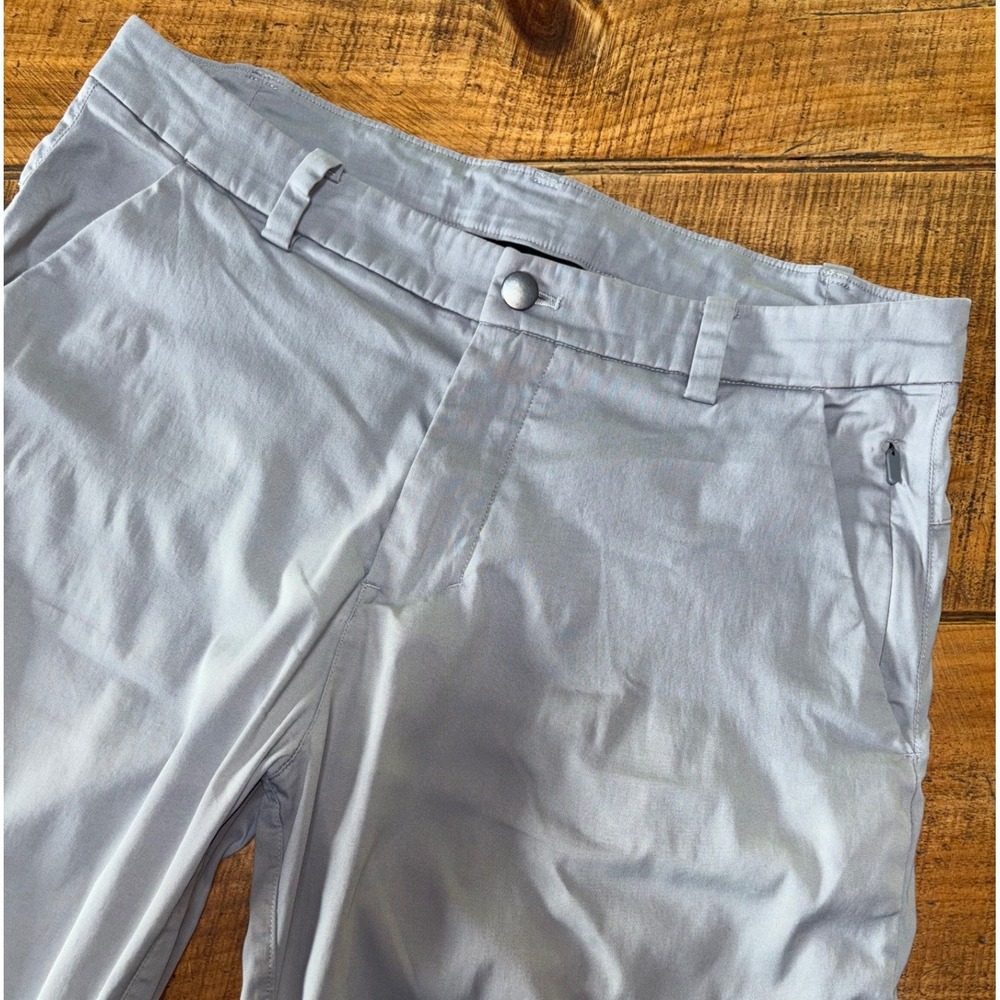 Lululemon ABC Slim Fit Mens Pocket Commission‎ Pant Gray Stretchy M5440S Size 31